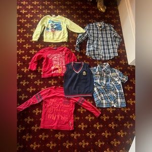 Boys tops mostly for 5 year old 1 or 2 for a 4 year lot bundle